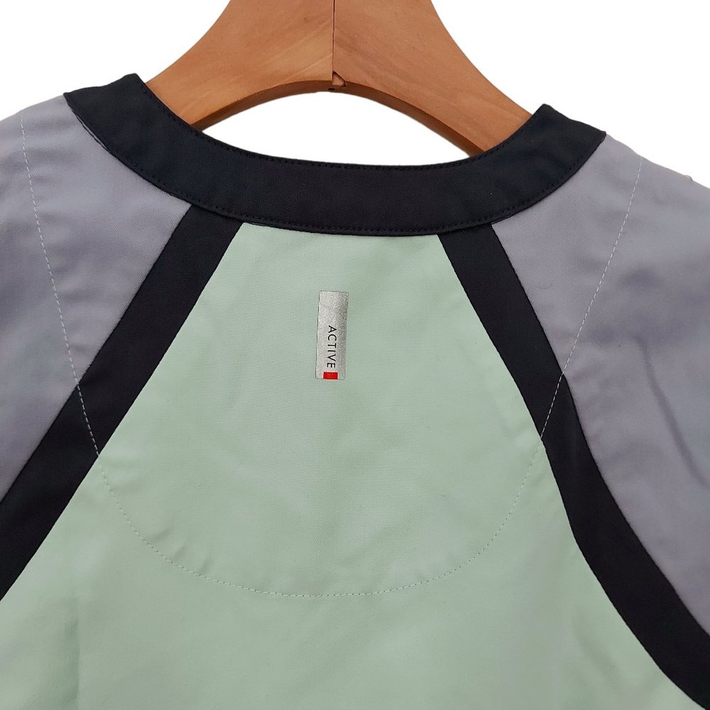 Grey's Anatomy Scrub Top Womens XXS Green V-Neck Short Sleeve Active Uniform - Picture 7 of 9